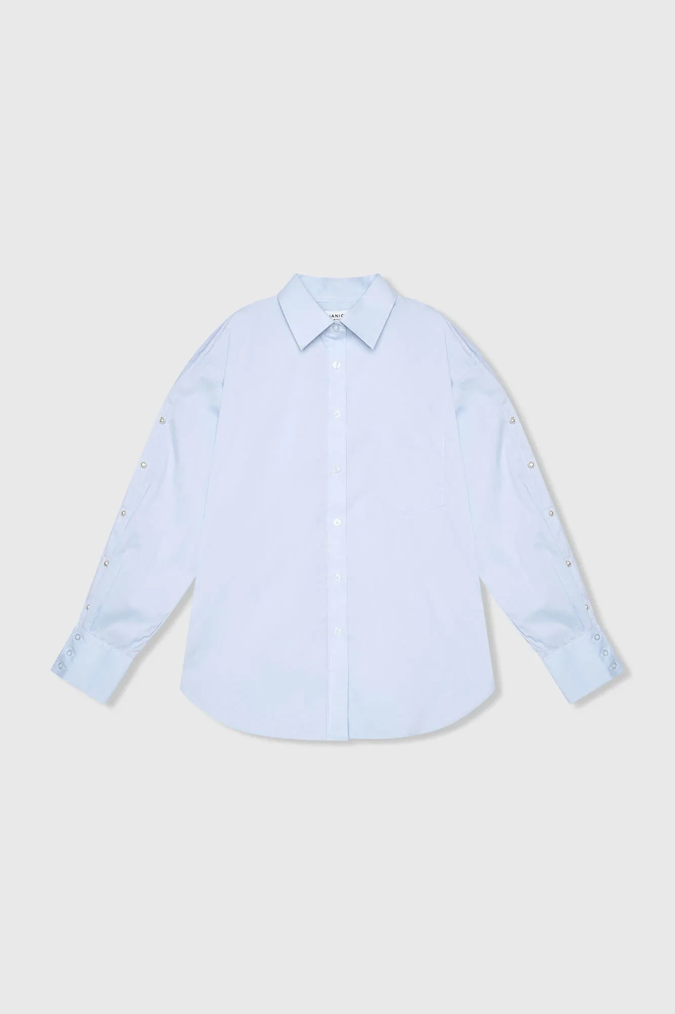 Blouse Dames Katoen Blauw Paul