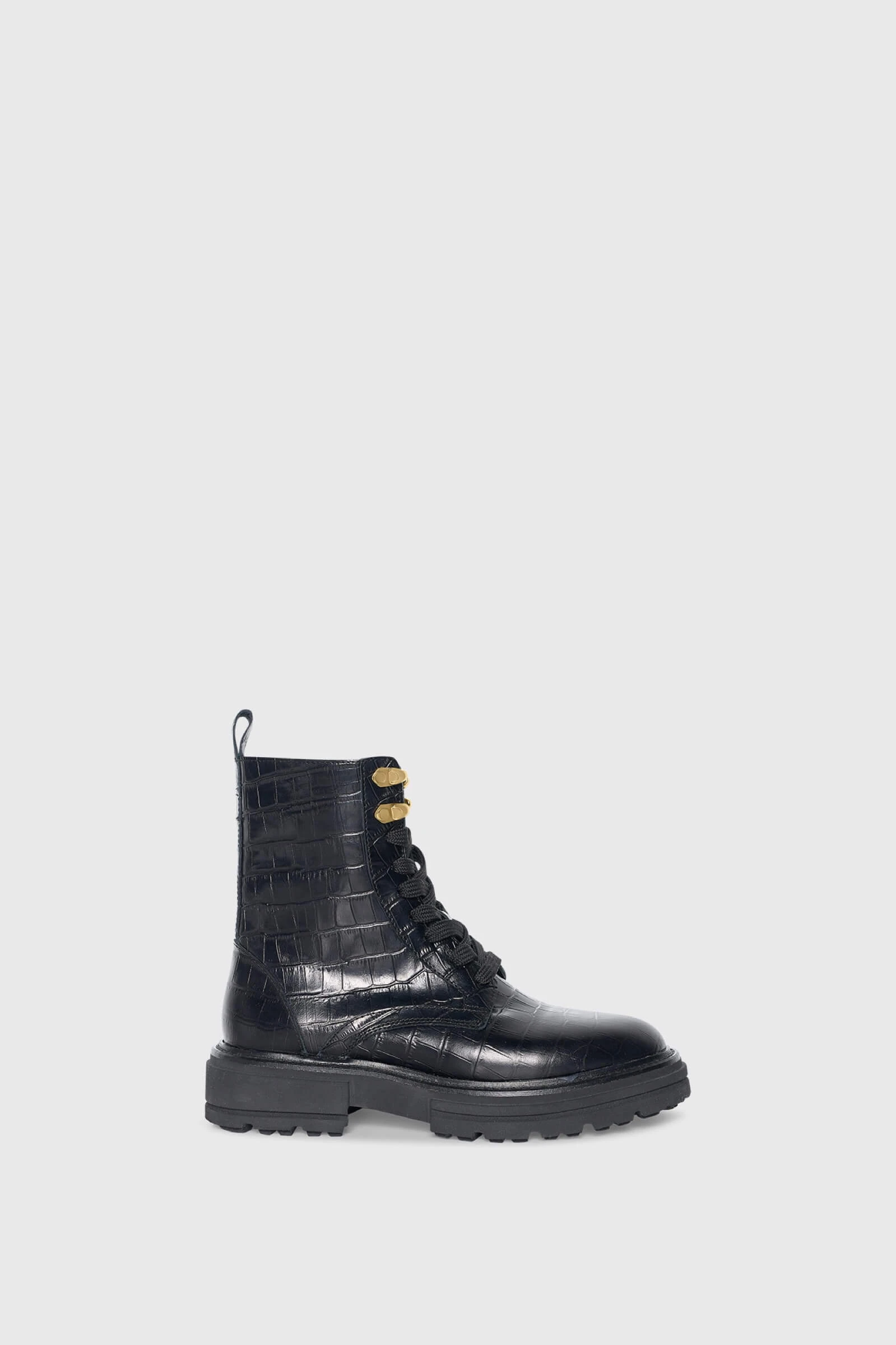 Duke Zwart Croco