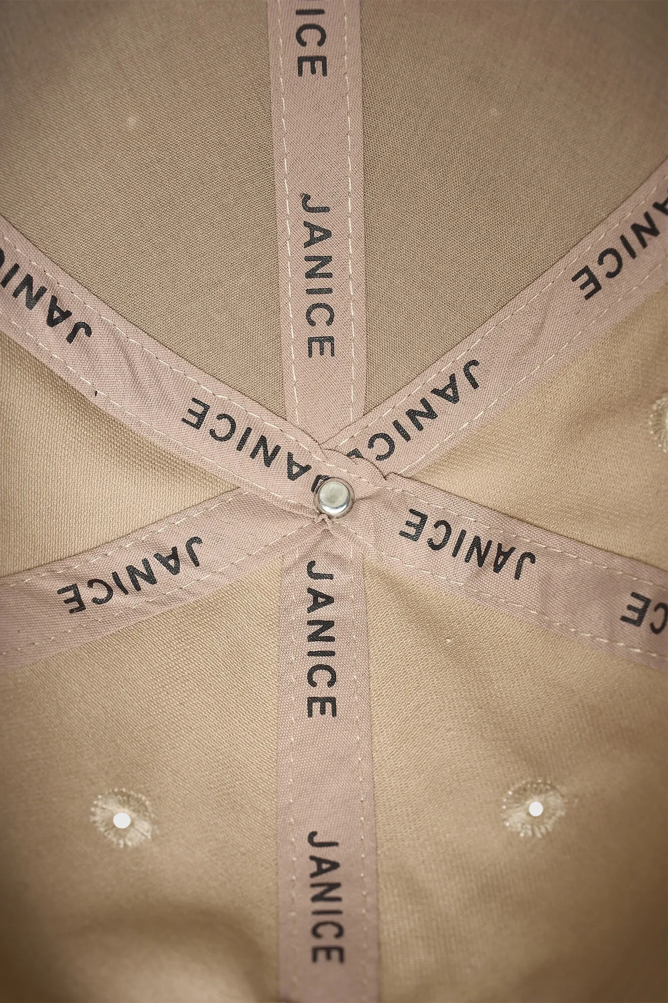Cap Dames Logo Jeff Beige