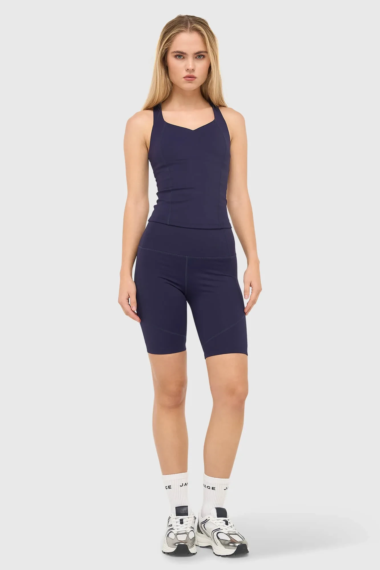 Korte Legging Shorts Sport Cole Blauw