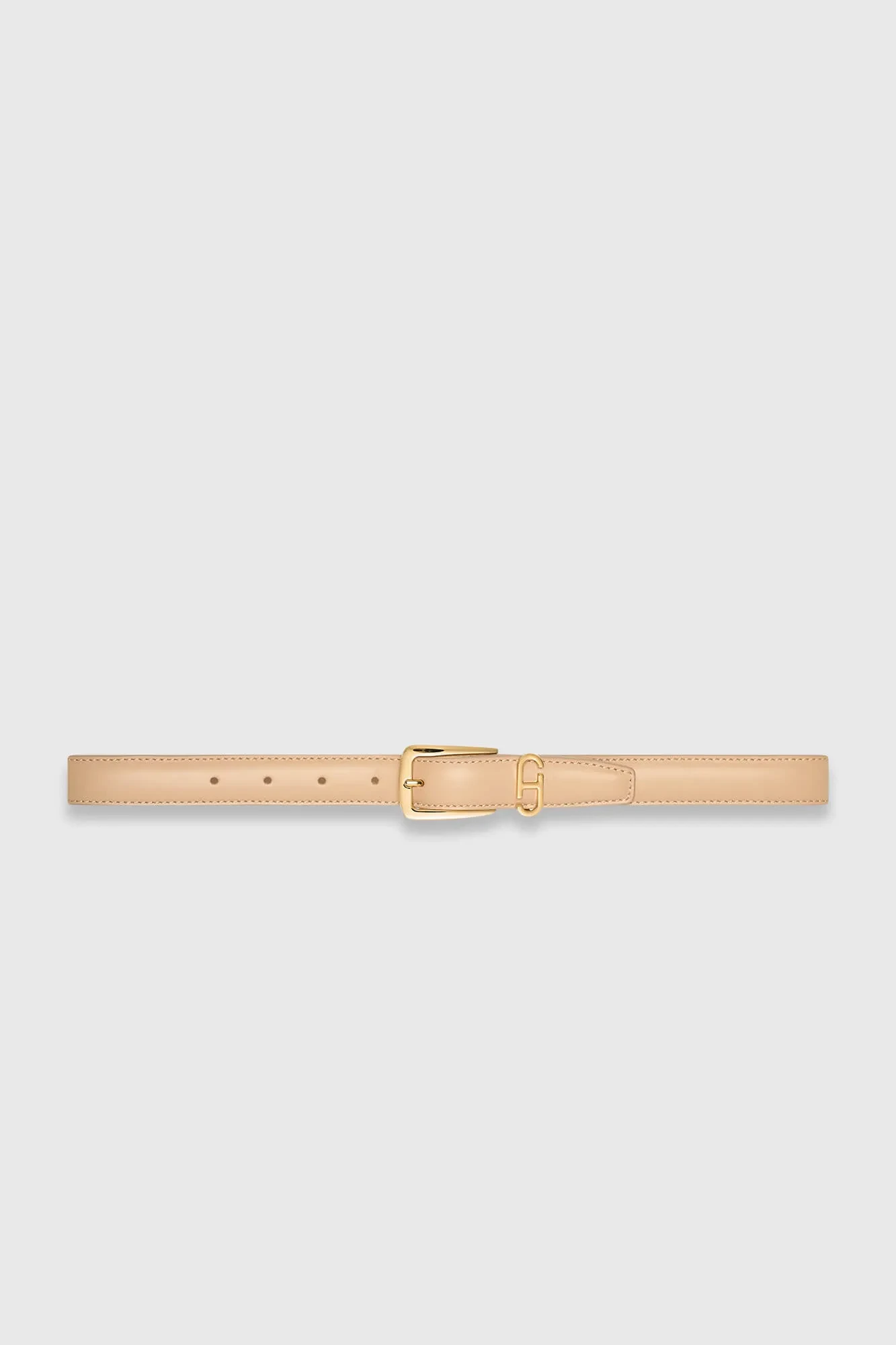 Leren Dames Riem Colby Beige