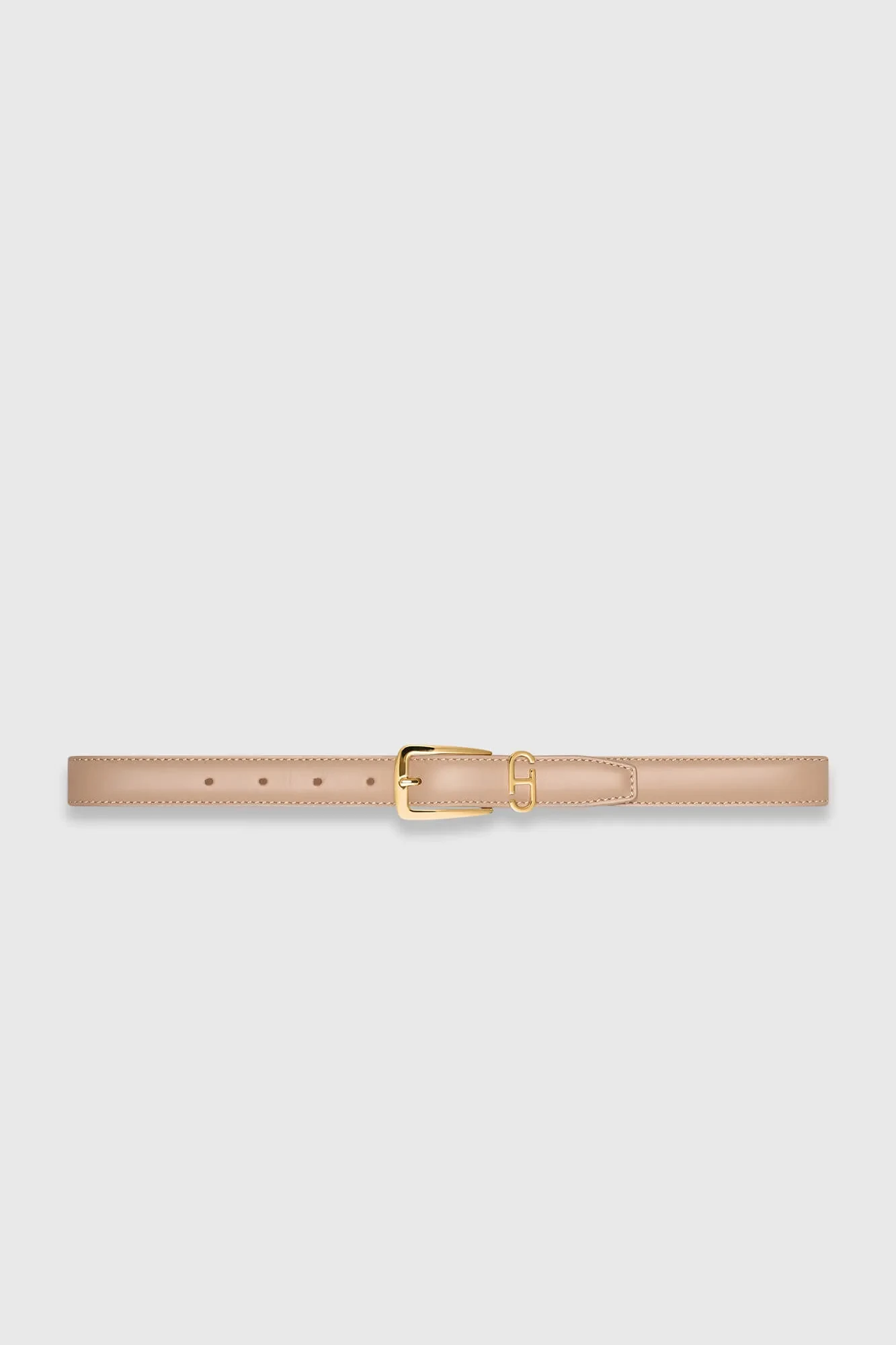 Leren Dames Riem Colby Taupe