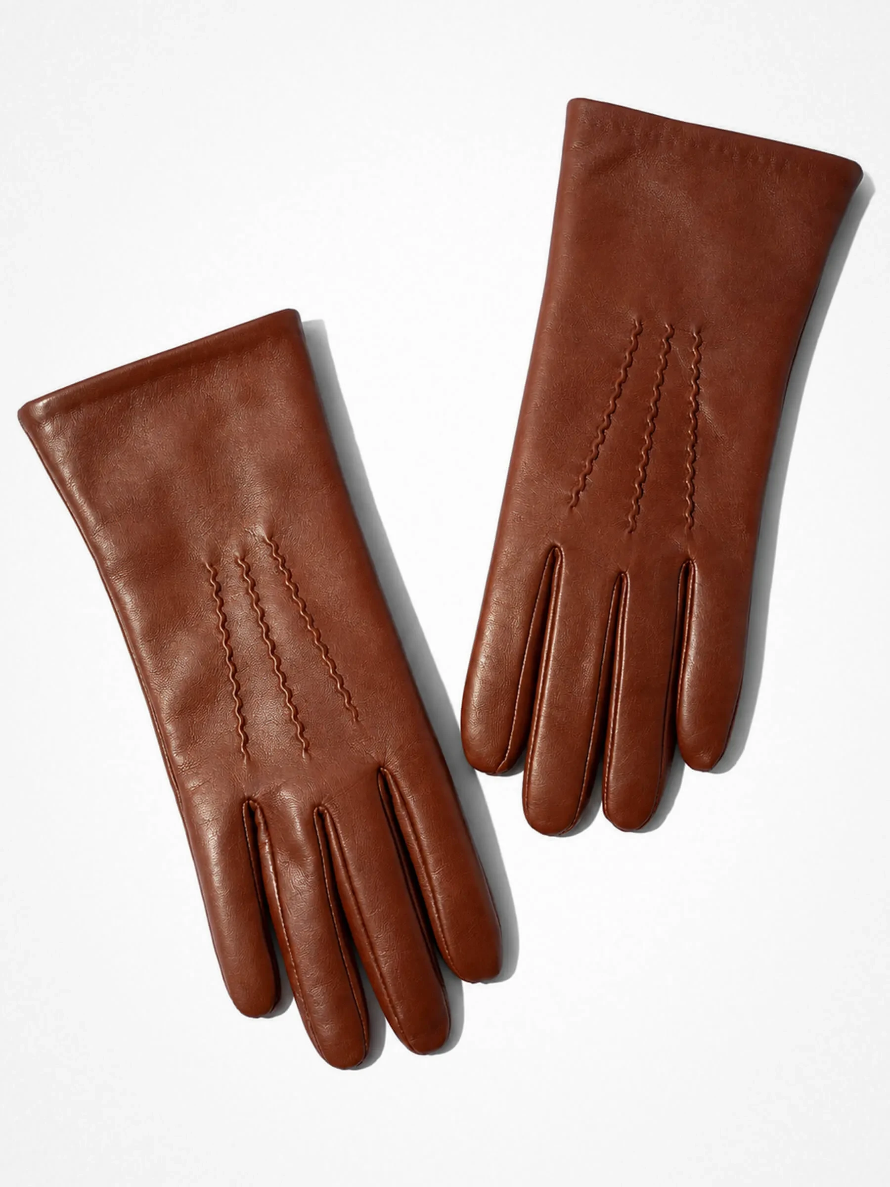 leren handschoenen dames atlas cognac