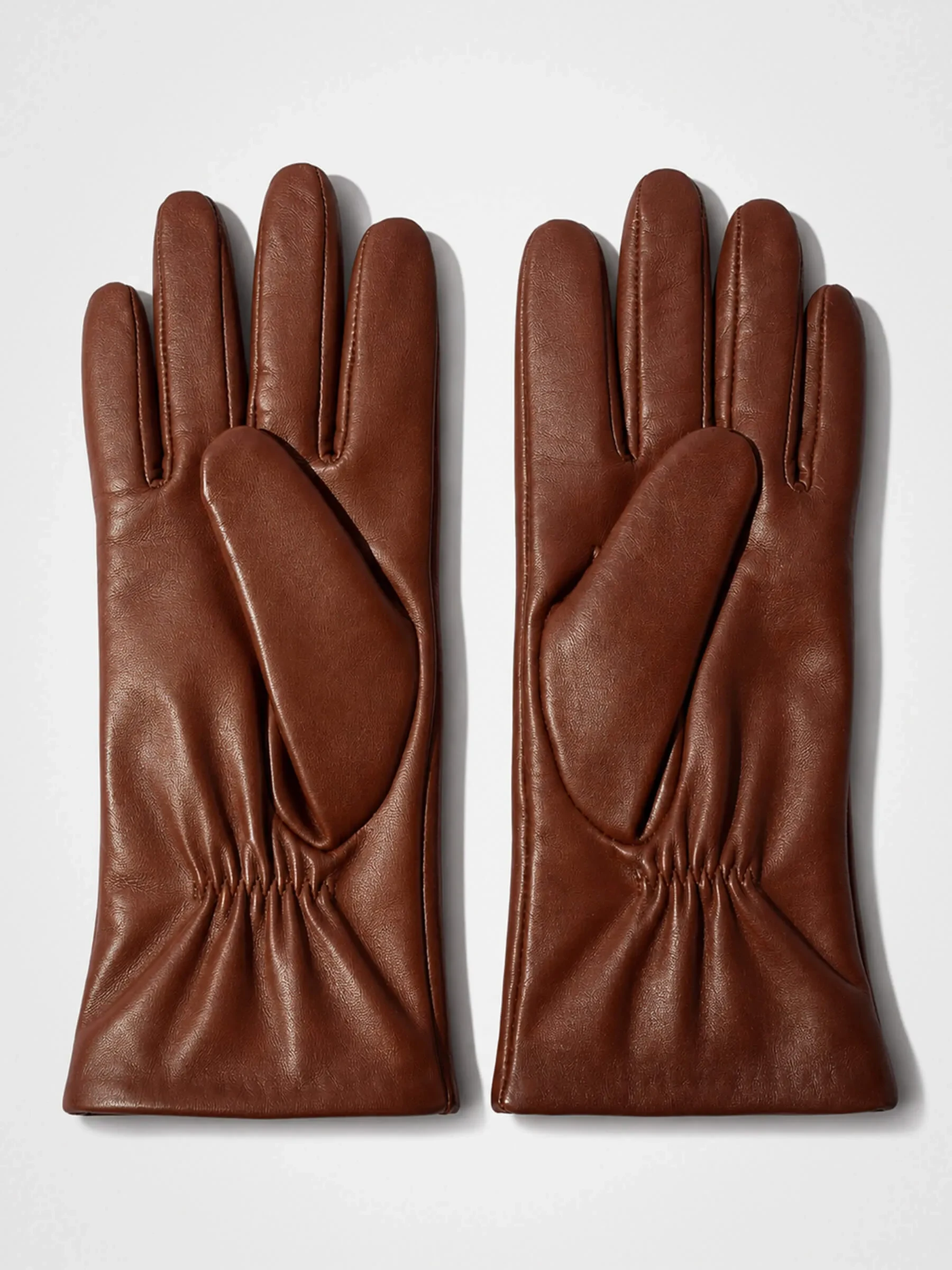 leren handschoenen dames atlas cognac