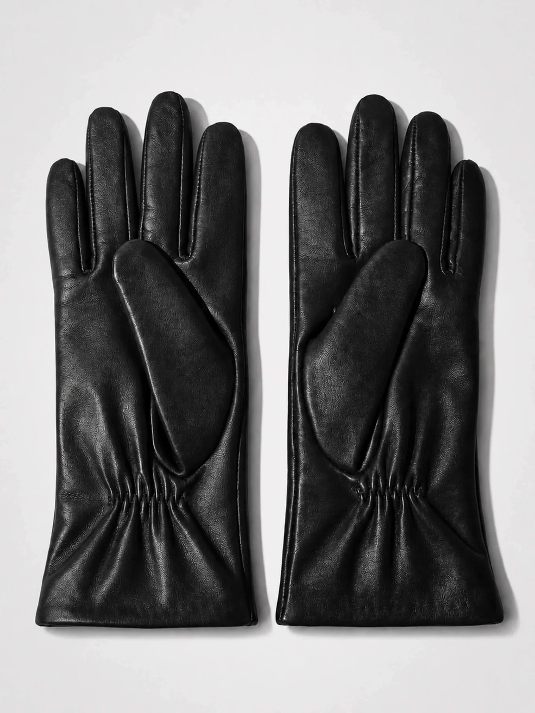 Leren Handschoenen Dames Atlas Zwart