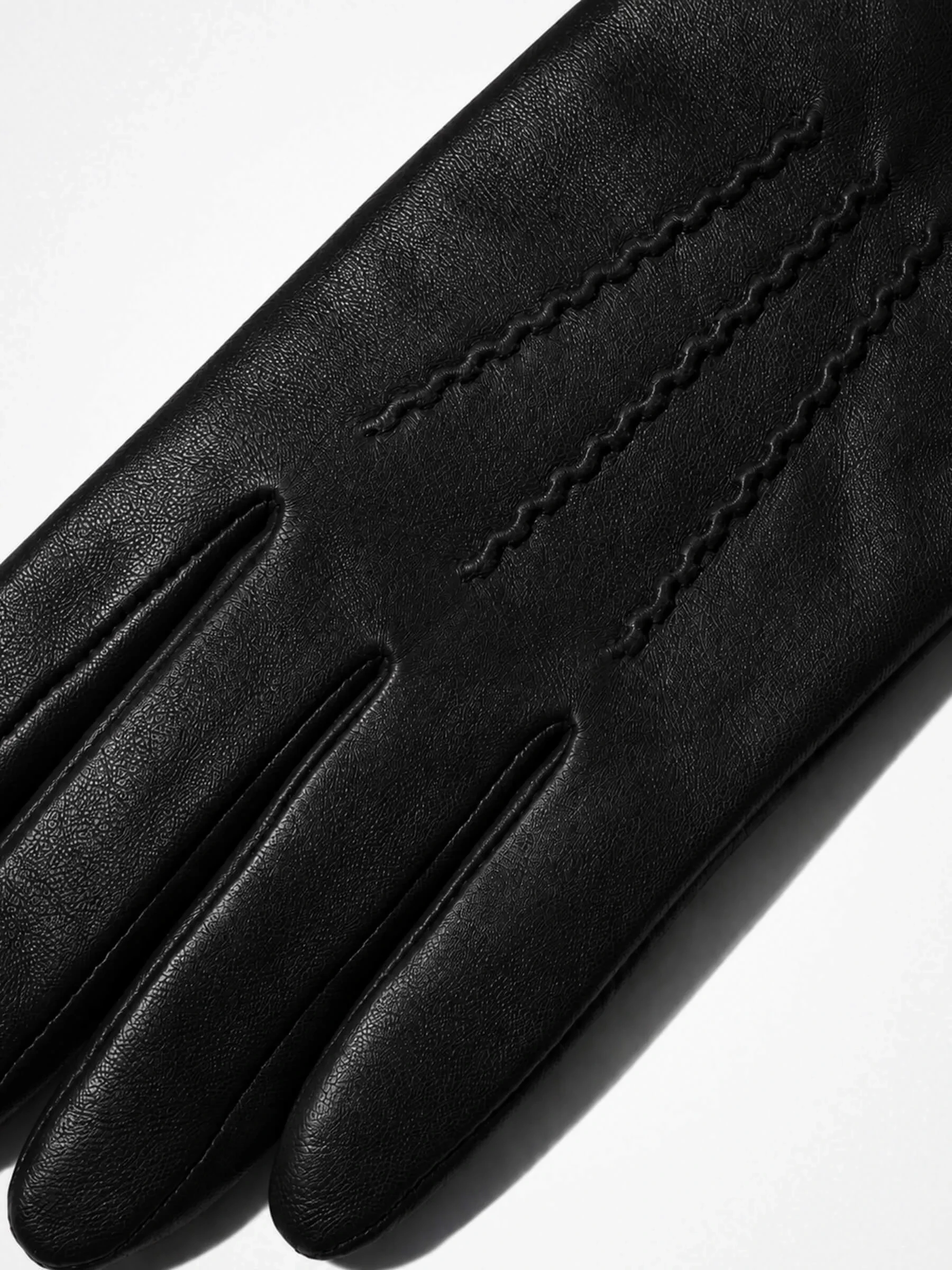 Leren Handschoenen Dames Atlas Zwart