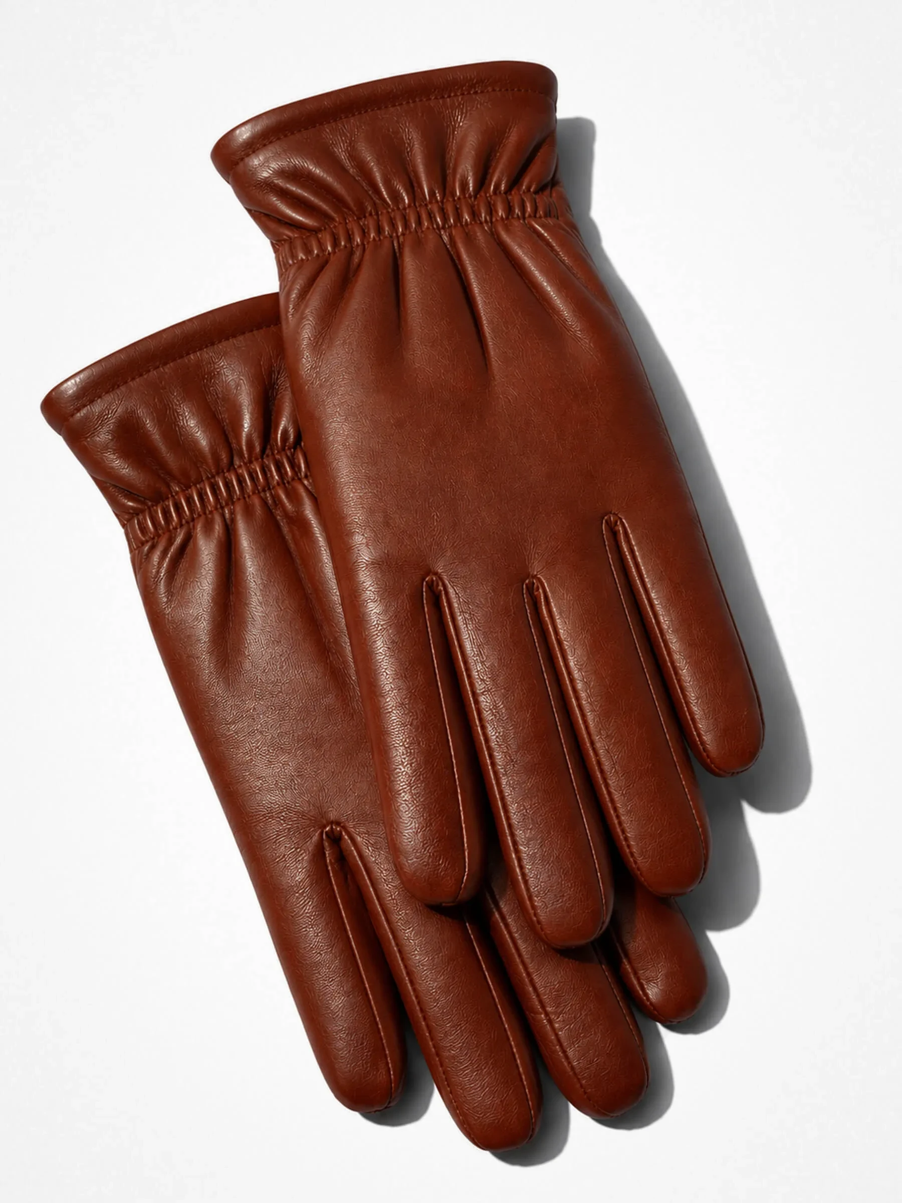 Leren Handschoenen Dames Hawk Cognac