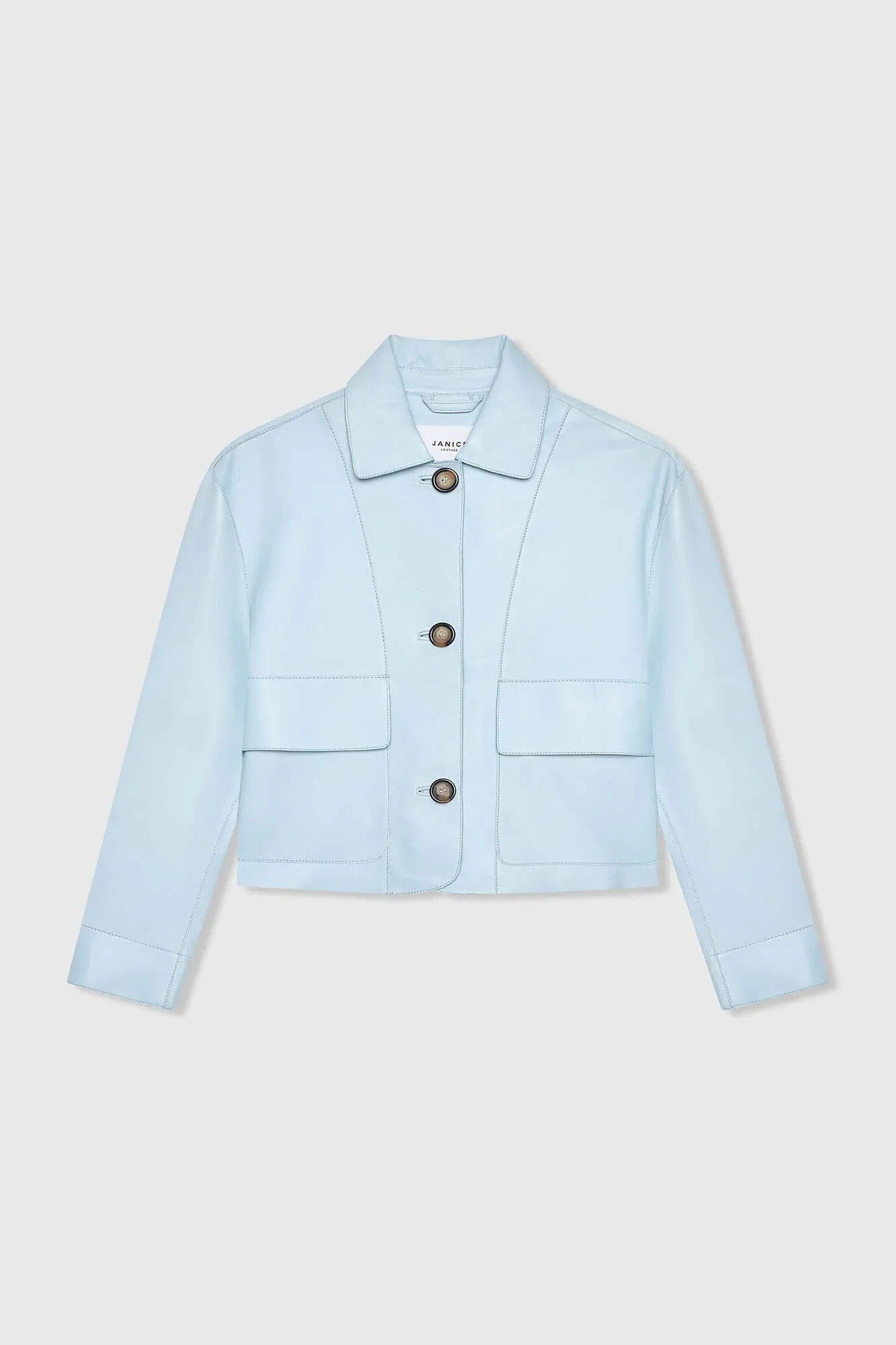 Leren Jas Dames William Blauw