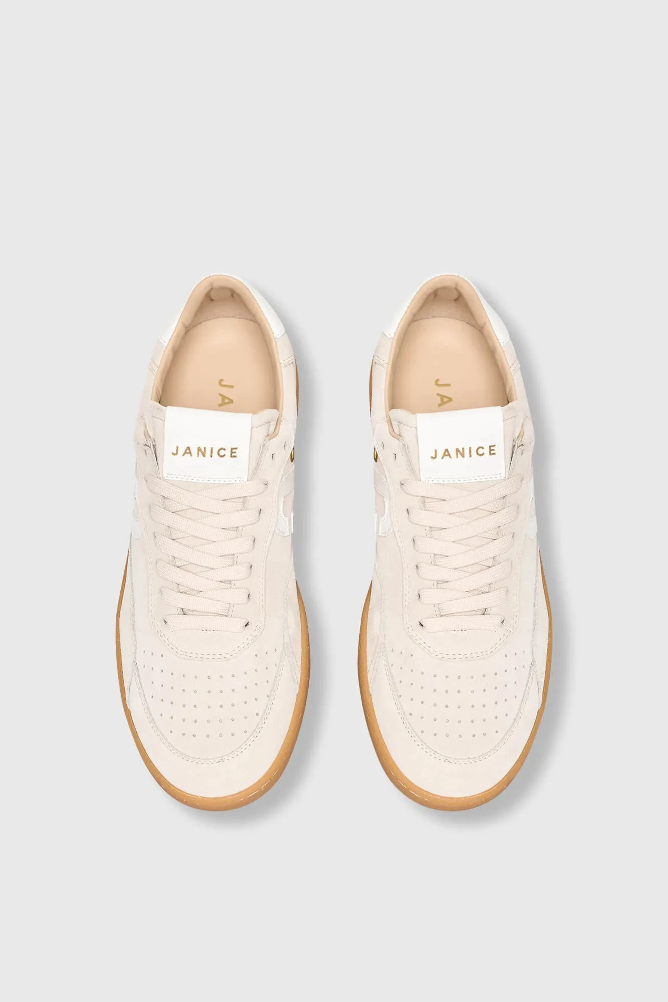 Sneakers Dames Handbal Vintage Stanley Beige