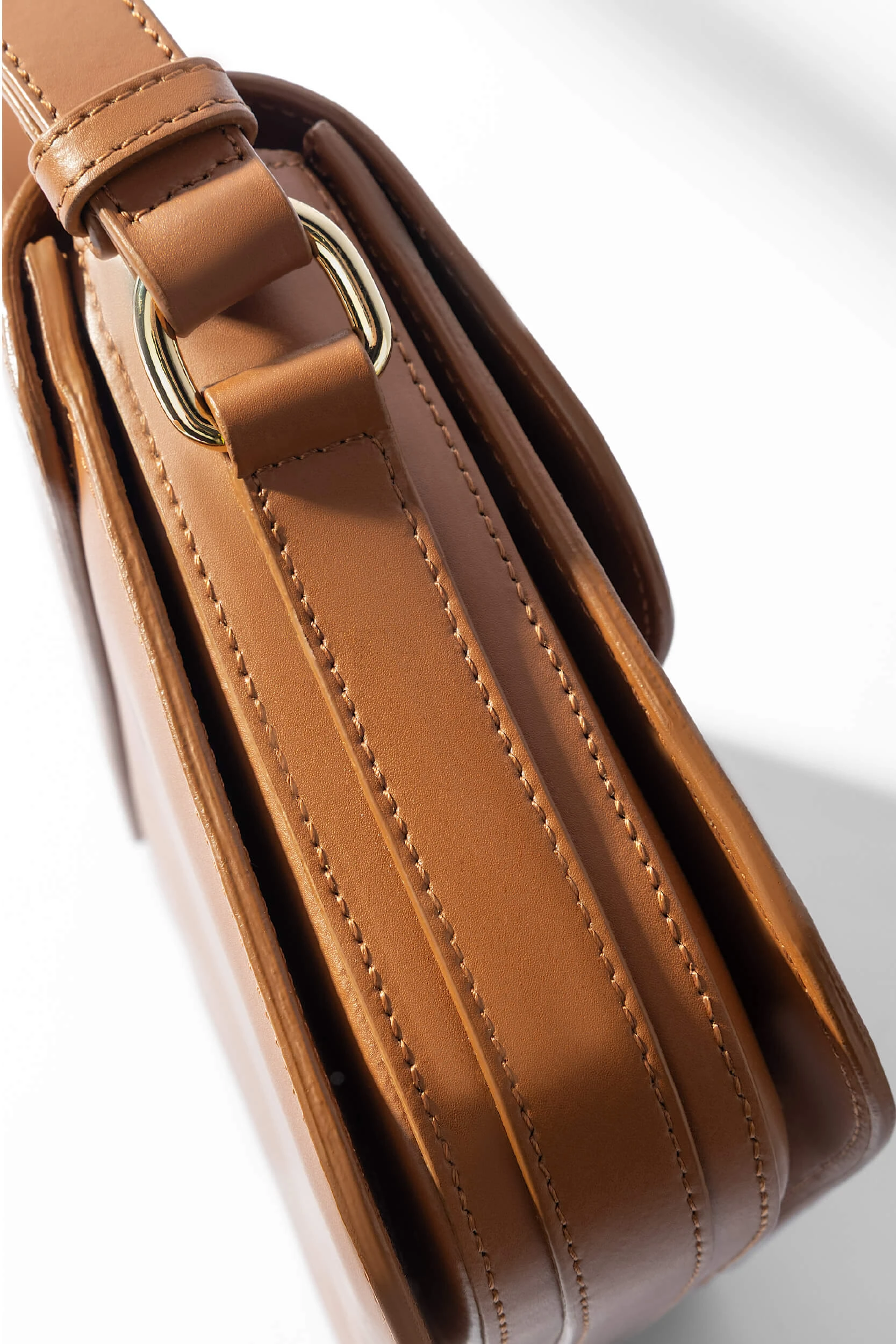 Leren Dames Tas Elias Camel